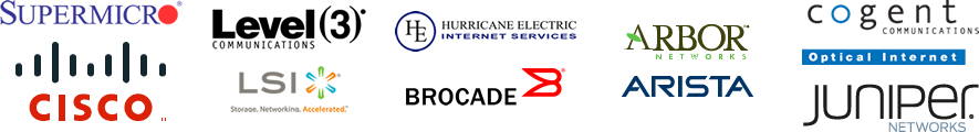Brand Logos of ZechServer Hardware Partners